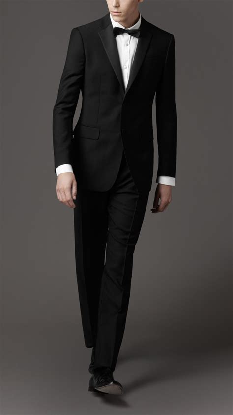 burberry tuxedo rental|Burberry black wool tuxedo suit.